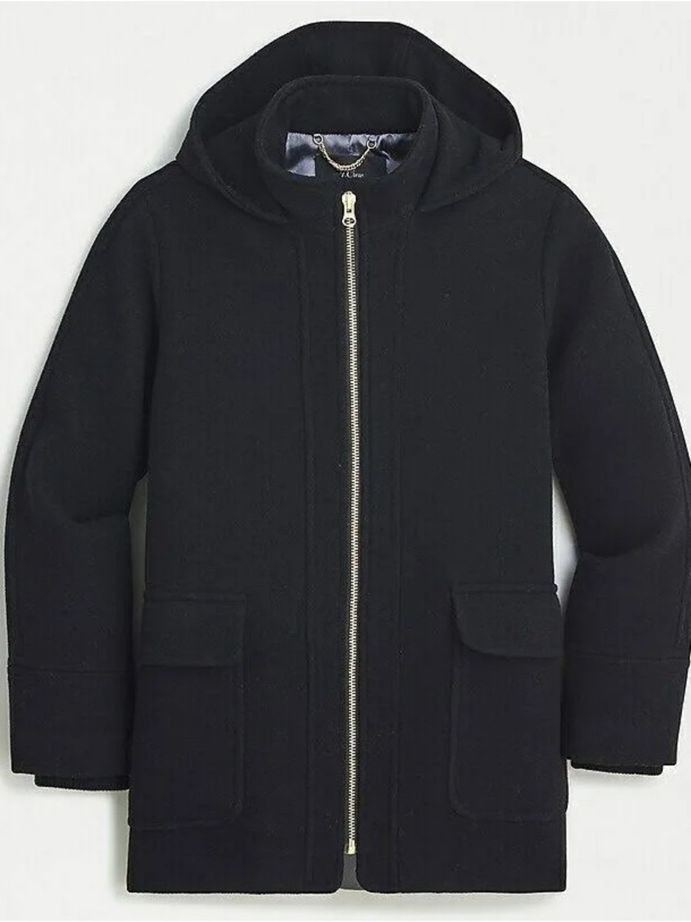 J. Crew Swing Coat in Italian stadium-cloth wool